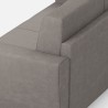 Elegantes modernes 3-Sitzer-Sofa aus Stoff 212cm Yasel 180 