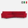 Ecksofa 5-Sitzer 248x248cm aus gepolstertem Stoff Yasel 14AG 