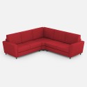 Ecksofa 5-Sitzer 248x248cm aus gepolstertem Stoff Yasel 14AG 