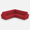 Ecksofa 5-Sitzer 248x248cm aus gepolstertem Stoff Yasel 14AG 