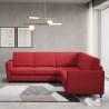 Ecksofa 5-Sitzer 248x248cm aus gepolstertem Stoff Yasel 14AG 