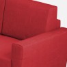 Ecksofa 5-Sitzer 248x248cm aus gepolstertem Stoff Yasel 14AG 