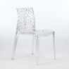 Gruvyer Stapelbarer transparenter Polycarbonat-Stuhl für Bars und Restaurants Lagerbestand