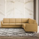 Ecksofa Wohnzimmer 6-Sitzer modern Stoff 288x248cm Yasel 18AG 