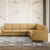 Ecksofa Wohnzimmer 6-Sitzer modern Stoff 288x248cm Yasel 18AG 