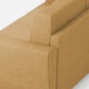 Ecksofa Wohnzimmer 6-Sitzer modern Stoff 288x248cm Yasel 18AG 