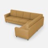 Ecksofa Wohnzimmer 6-Sitzer modern Stoff 288x248cm Yasel 18AG 