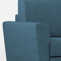 Großes modernes Ecksofa mit 7 Sitzplätzen aus Stoff 288x288cm Yasel 218AG 