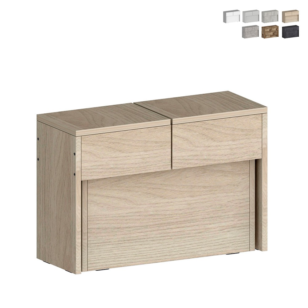 Ausziehbare Bank 66-290cm für Esstisch Konsole Pratika A