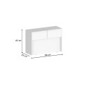 Ausziehbare Bank 66-290cm für Esstisch Konsole Pratika A 