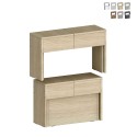 Set: 2 ausziehbare Bänke 66-290 cm für Esstisch Pratika A + B Verkauf