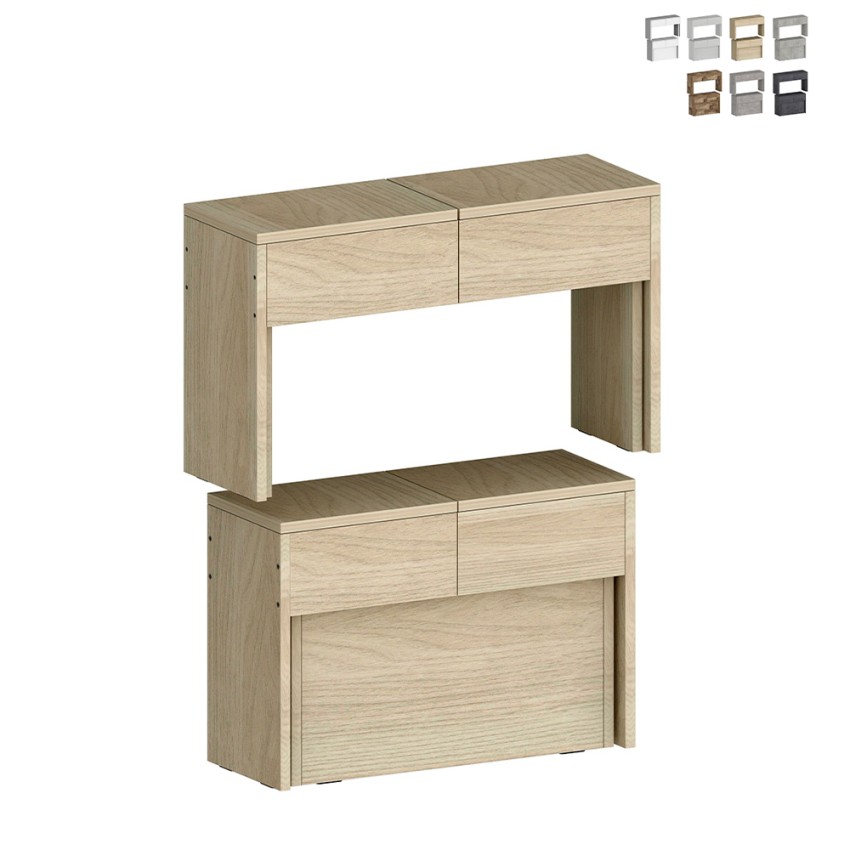 Set: 2 ausziehbare Bänke 66-290 cm für Esstisch Pratika A + B Verkauf