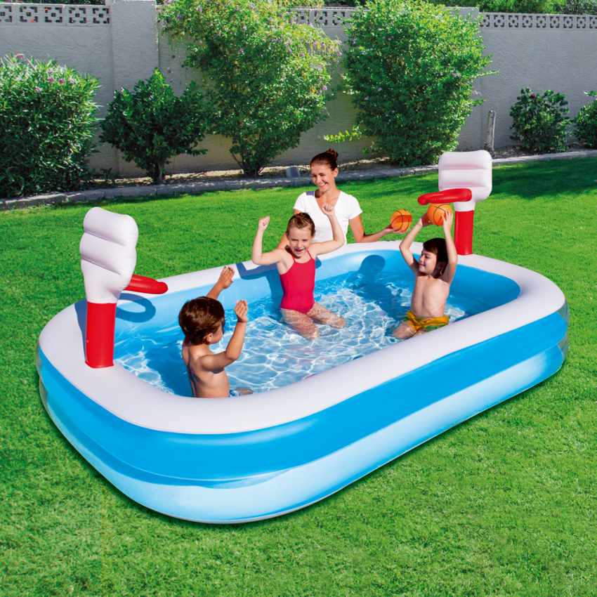 Aufblasbarer Kinderpool Basketball Bestway 54122 Basket