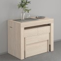 Set: 2 ausziehbare Bänke 66-290 cm für Esstisch Pratika A + B Modell