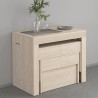 Set: 2 ausziehbare Bänke 66-290 cm für Esstisch Pratika A + B Modell
