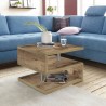 Moderner eleganter Couchtisch mit 2 Ablagen Zeta 55 Katalog