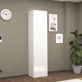 Dory Schuhschrank weiß glänzend mit 1 Tür 45x35x191 cm Aktion