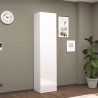 Dory Schuhschrank weiß glänzend mit 1 Tür 45x35x191 cm Aktion