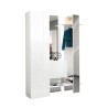 Garderoben-Set mit Schuhschrank, Schrank, Kleiderhaken und 2 Spiegeln Guapa Angebot