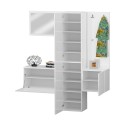 Set Schuhschrank Garderobenschrank Spiegel Kleiderständer 2 Möbelstücke Linda Rabatte