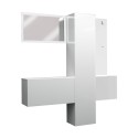 Set Schuhschrank Garderobenschrank Spiegel Kleiderständer 2 Möbelstücke Linda Angebot