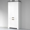Hillrose Mehrzweck-Schuhschrank, 4 Türen, 84x42x200cm, klassisch weiß Kosten
