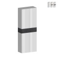 Hanad Schuhschrank mit 4 Türen und 10 Einlegeböden 76x34x200cm Weiß Aktion