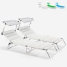 2er Set Strandliegen Liegestühle Sonnenliegen Klappbar aus Aluminium Cancun Auswahl