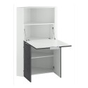 Platzsparender Eck-Schreibtisch klappbar 90x56cm Layla II Sales