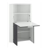 Platzsparender Eck-Schreibtisch klappbar 90x56cm Layla II Sales
