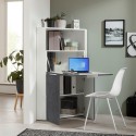Platzsparender Eck-Schreibtisch klappbar 90x56cm Layla II Lagerbestand