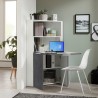 Platzsparender Eck-Schreibtisch klappbar 90x56cm Layla II Lagerbestand