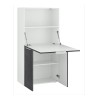Platzsparender Schreibtisch 70x35cm klappbares Regal versteckt Schrank Layla Sales