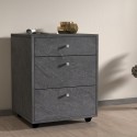 Niedriger Rollcontainer 3 Schubladen 47x45x61 Büroschreibtisch Paul Angebot