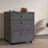 Niedriger Rollcontainer 3 Schubladen 47x45x61 Büroschreibtisch Paul Angebot