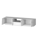 Moderner TV-Stand Chiron mit 4 Türen und Schublade, 220x45x46 cm 