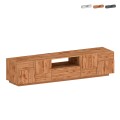 Moderner TV-Stand Chiron mit 4 Türen und Schublade, 220x45x46 cm Aktion