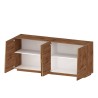 Moderne Anrichte Darill mit 4 Türen, 200x44x86, für Wohnzimmer Maße