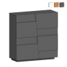 Moderne Anrichte 2-türig Mehrzweck Flurschrank 120x44,6x126cm Seeley Aktion