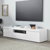 Modernes TV-Möbel für das Wohnzimmer mit Rollen 160x40x35cm 2 Türen 1 Klappe Regan Auswahl
