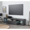Moderner TV-Schrank mit Klappe, Glasablagen, 160 cm Helix Angebot