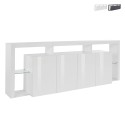 Große Wohnzimmer-Kommode mit 4 Türen 220x40x80, modernes Design, Towyn Aktion