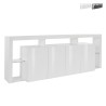 Große Wohnzimmer-Kommode mit 4 Türen 220x40x80, modernes Design, Towyn Aktion