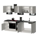 Modulare Einbauküche 256cm modernes Design Domina 