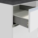 Modulare Einbauküche 256cm modernes Design Domina 