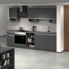 Küche vollständig 256 cm modernes modulares Design Domina. Rabatte