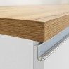 Moderne modulare Küche, lineares Design, 256 cm, Modell Essence 