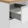 Moderne modulare Küche, lineares Design, 256 cm, Modell Essence 
