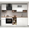 Moderne modulare Küche, lineares Design, 256 cm, Modell Essence 