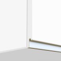 Moderne modulare Küche, lineares Design, 256 cm, Modell Essence 